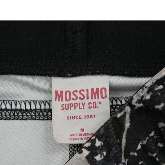 Grunge Monochrome Black Gray Streetwear Graphic Print Leggings Altcore Y2K M - Picture 7 of 9